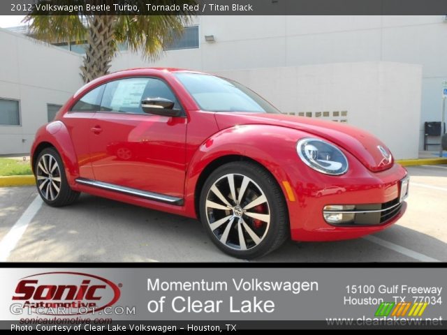 2012 Volkswagen Beetle Turbo in Tornado Red