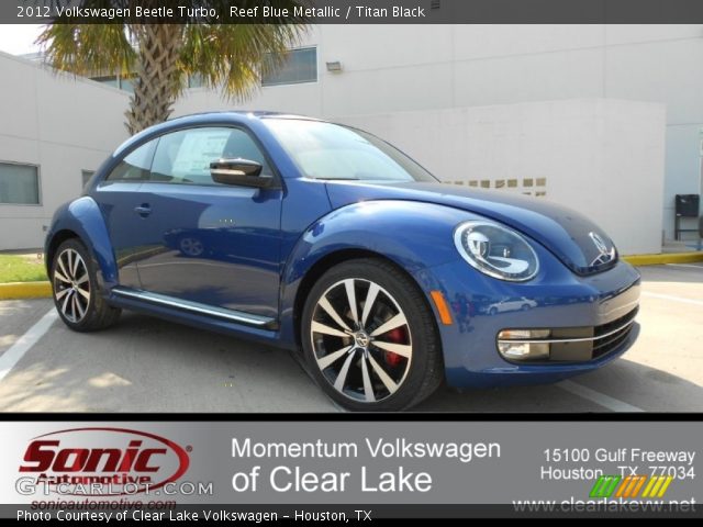 2012 Volkswagen Beetle Turbo in Reef Blue Metallic