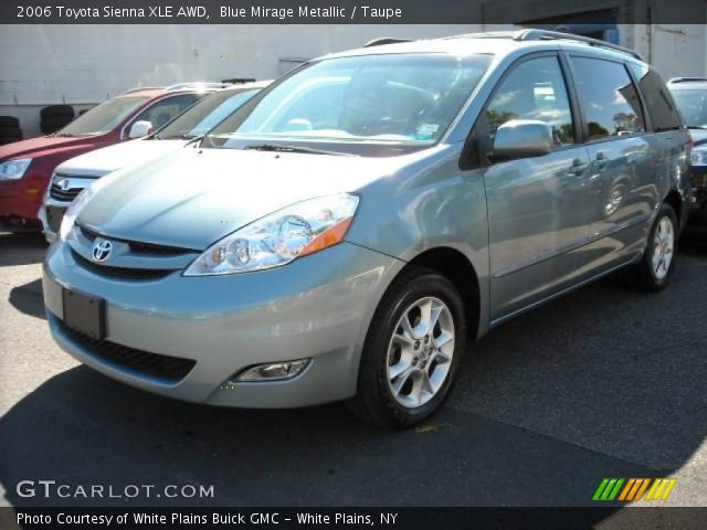 2006 Toyota Sienna XLE AWD in Blue Mirage Metallic