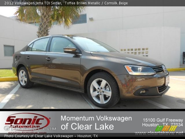 2012 Volkswagen Jetta TDI Sedan in Toffee Brown Metallic