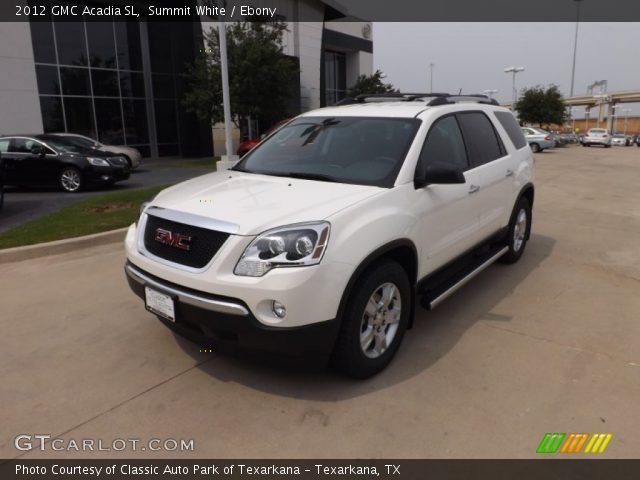 2012 GMC Acadia SL in Summit White