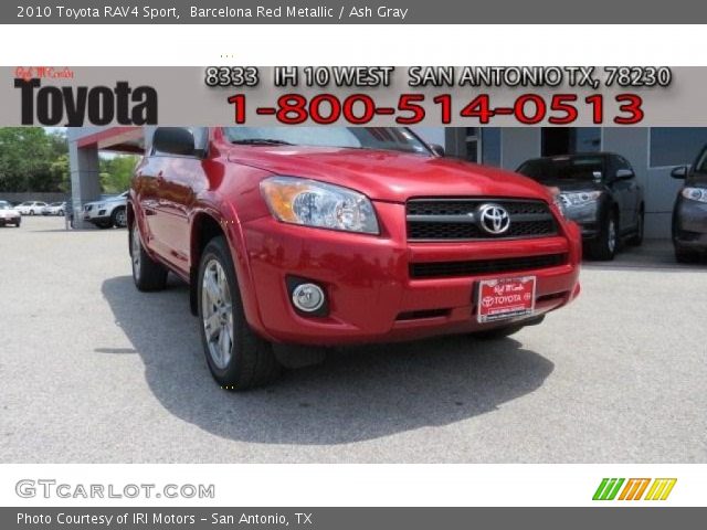 2010 Toyota RAV4 Sport in Barcelona Red Metallic