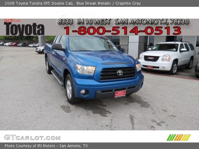 2008 Toyota Tundra SR5 Double Cab in Blue Streak Metallic