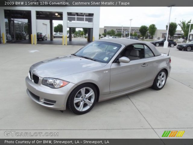 2009 BMW 1 Series 128i Convertible in Cashmere Silver Metallic