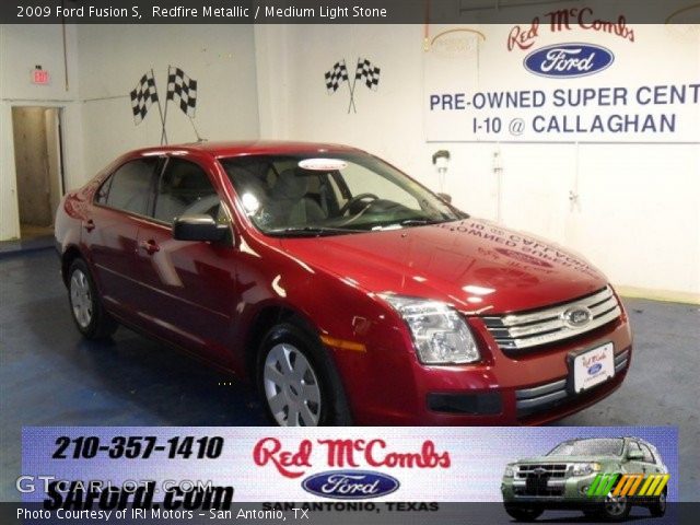 2009 Ford Fusion S in Redfire Metallic