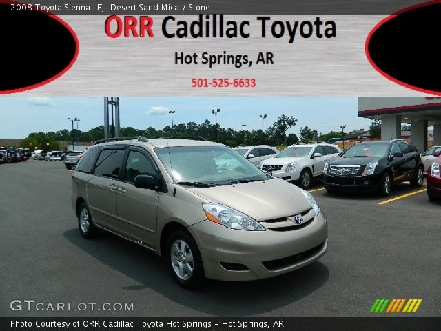 2008 Toyota Sienna LE in Desert Sand Mica