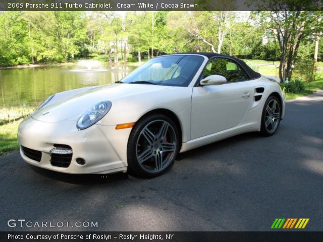 2009 Porsche 911 Turbo Cabriolet in Cream White