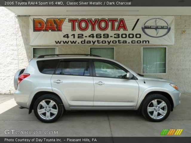 2006 Toyota RAV4 Sport V6 4WD in Classic Silver Metallic