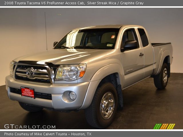 2008 Toyota Tacoma V6 PreRunner Access Cab in Silver Streak Mica