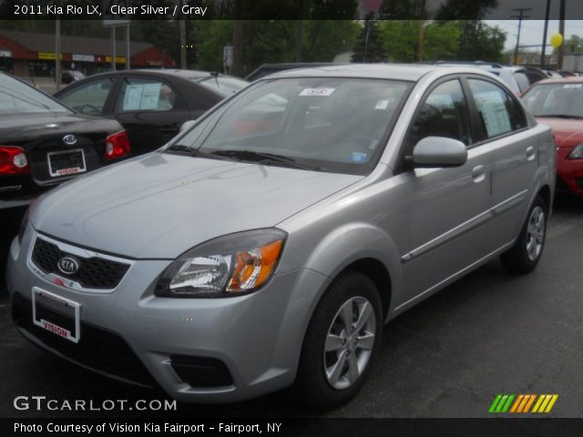 2011 Kia Rio LX in Clear Silver