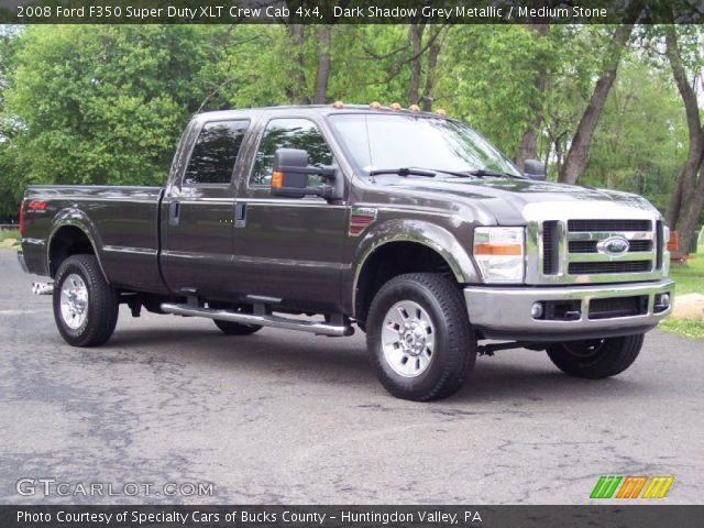 2008 Ford F350 Super Duty XLT Crew Cab 4x4 in Dark Shadow Grey Metallic