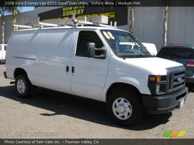 2008 Ford E Series Van E350 Super Duty Utility in Oxford White