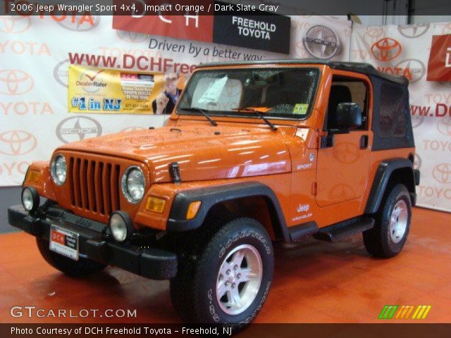 2006 Jeep Wrangler Sport 4x4 in Impact Orange