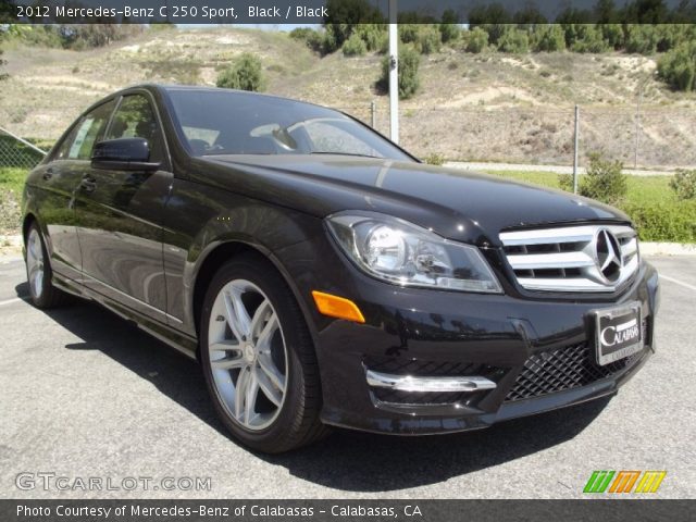 2012 Mercedes-Benz C 250 Sport in Black