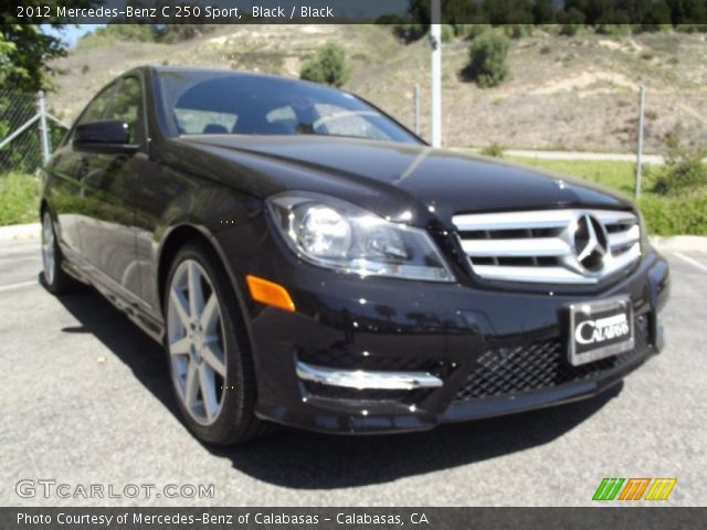 2012 Mercedes-Benz C 250 Sport in Black