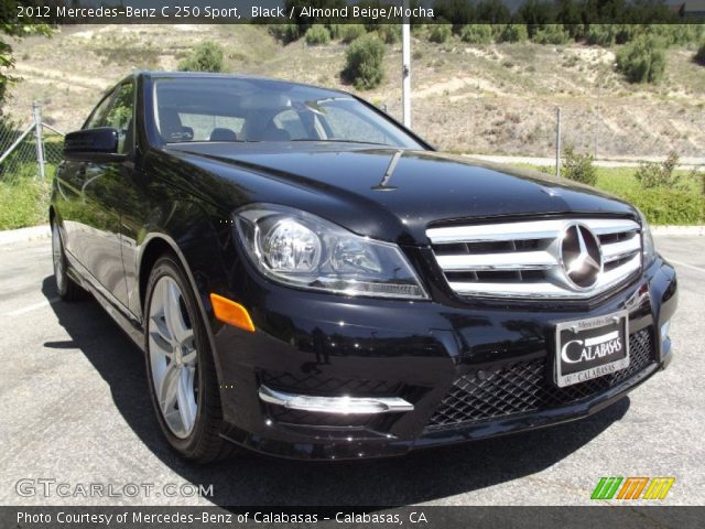 2012 Mercedes-Benz C 250 Sport in Black