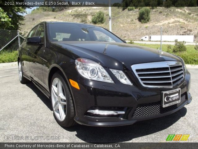 2012 Mercedes-Benz E 350 Sedan in Black