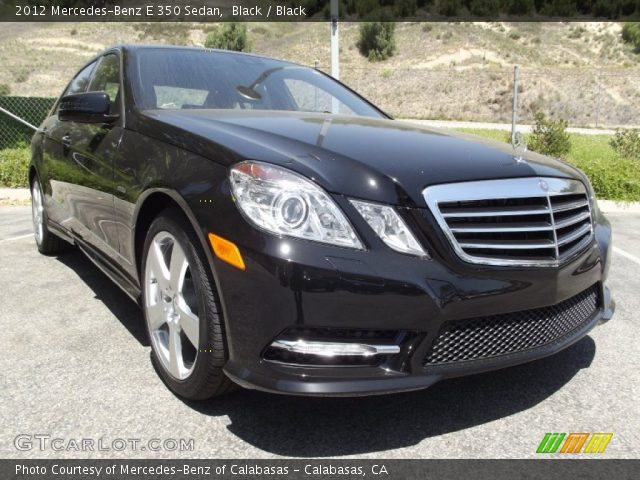 2012 Mercedes-Benz E 350 Sedan in Black