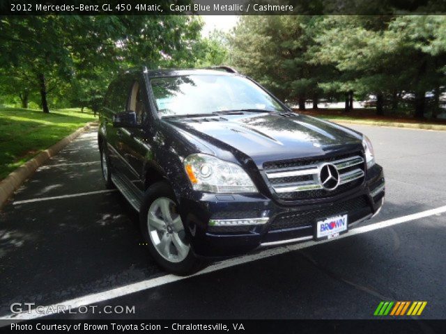 2012 Mercedes-Benz GL 450 4Matic in Capri Blue Metallic