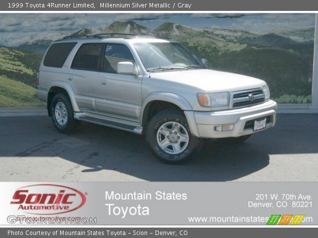 1999 Toyota 4Runner Limited in Millennium Silver Metallic