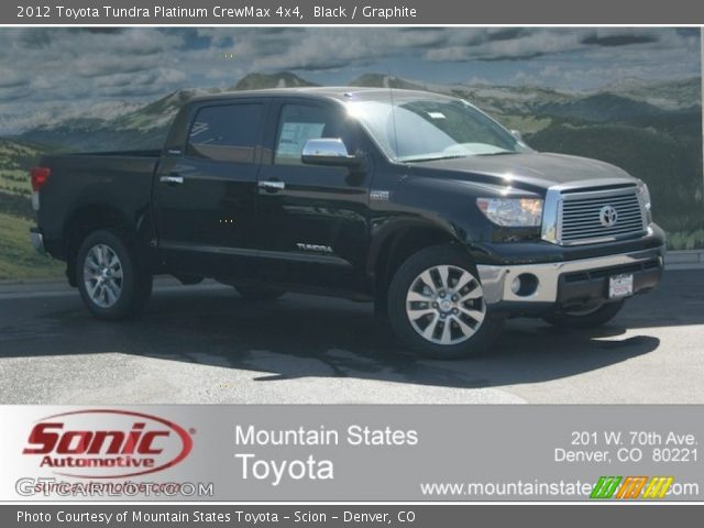 2012 Toyota Tundra Platinum CrewMax 4x4 in Black