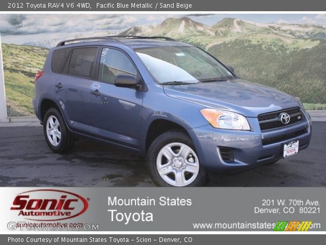 2012 Toyota RAV4 V6 4WD in Pacific Blue Metallic