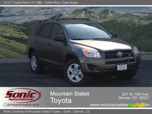 2012 Toyota RAV4 V6 4WD in Pyrite Mica