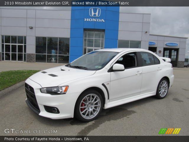 2010 Mitsubishi Lancer Evolution GSR in Wicked White