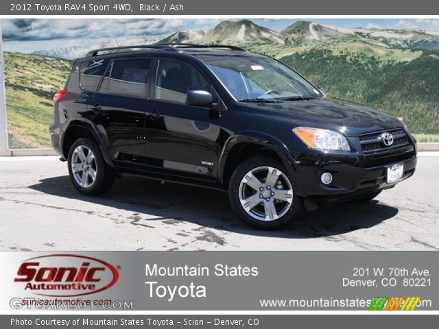 2012 Toyota RAV4 Sport 4WD in Black