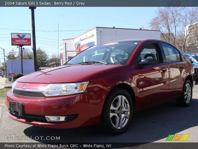 2004 Saturn ION 3 Sedan in Berry Red