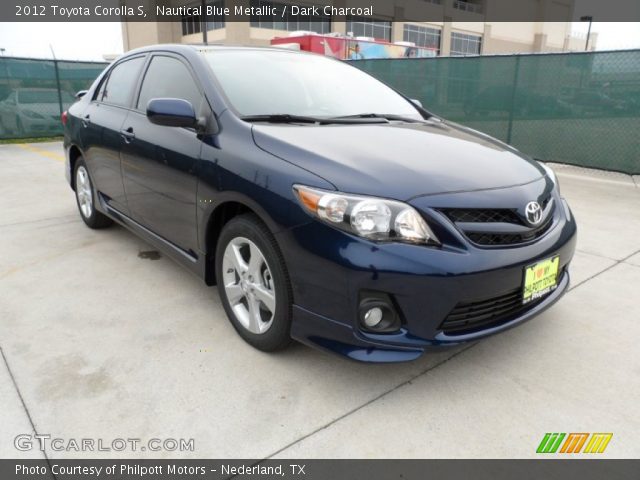 2012 Toyota Corolla S in Nautical Blue Metallic