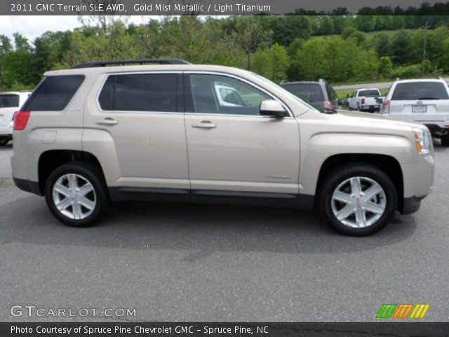 2011 GMC Terrain SLE AWD in Gold Mist Metallic