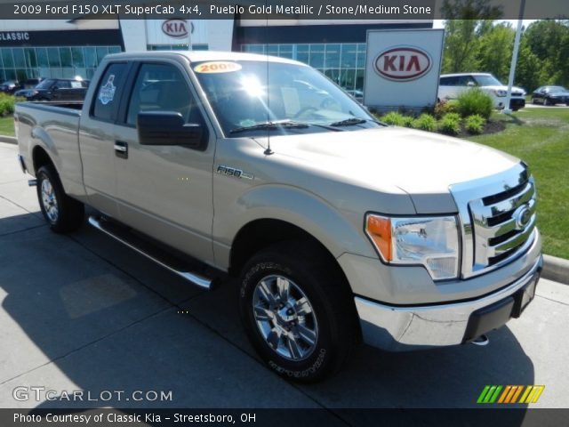 2009 Ford F150 XLT SuperCab 4x4 in Pueblo Gold Metallic