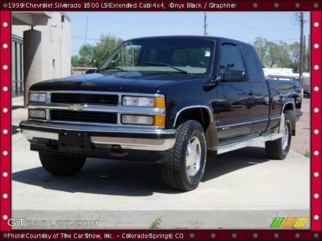 1999 Chevrolet Silverado 1500 LS Extended Cab 4x4 in Onyx Black