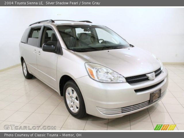 2004 Toyota Sienna LE in Silver Shadow Pearl