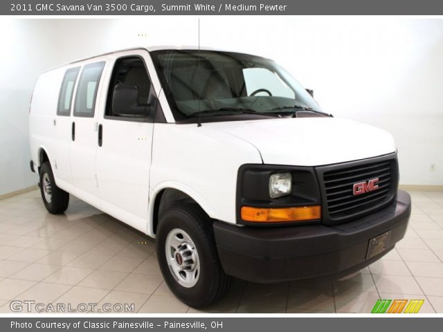 2011 GMC Savana Van 3500 Cargo in Summit White