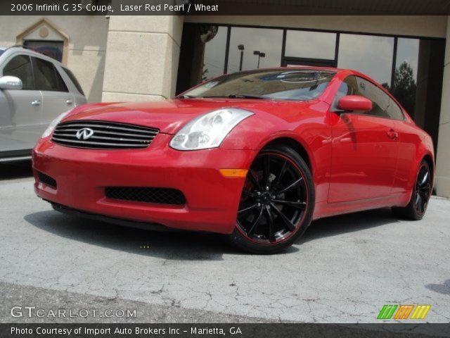 2006 Infiniti G 35 Coupe in Laser Red Pearl