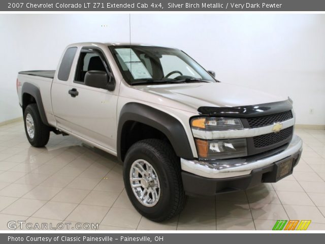 2007 Chevrolet Colorado LT Z71 Extended Cab 4x4 in Silver Birch Metallic