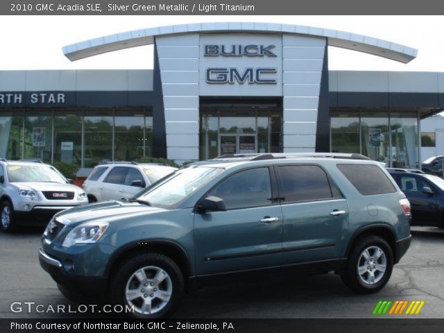 2010 GMC Acadia SLE in Silver Green Metallic