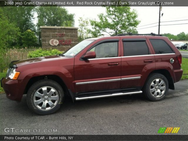 2008 Jeep Grand Cherokee Limited 4x4 in Red Rock Crystal Pearl