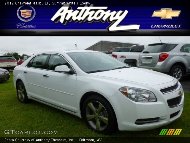 2012 Chevrolet Malibu LT in Summit White