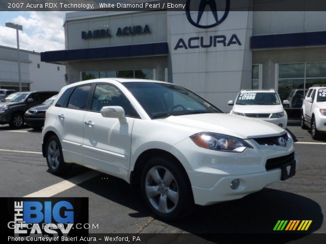 2007 Acura RDX Technology in White Diamond Pearl