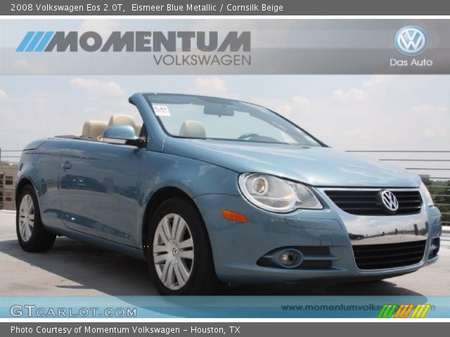 2008 Volkswagen Eos 2.0T in Eismeer Blue Metallic