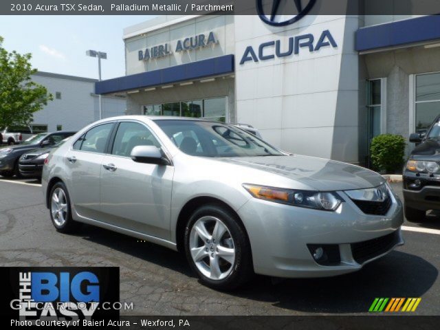 2010 Acura TSX Sedan in Palladium Metallic