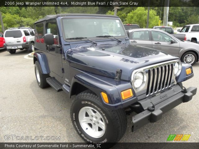2006 Jeep Wrangler Unlimited 4x4 in Midnight Blue Pearl