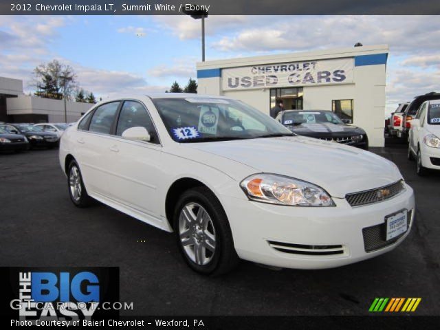 2012 Chevrolet Impala LT in Summit White
