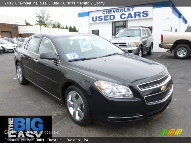 2012 Chevrolet Malibu LT in Black Granite Metallic