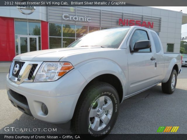 2012 Nissan Frontier SV V6 King Cab in Brilliant Silver Metallic