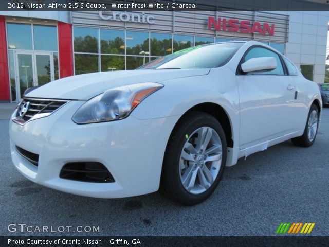 2012 Nissan altima coupe winter frost #4