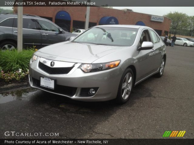 2009 Acura TSX Sedan in Palladium Metallic
